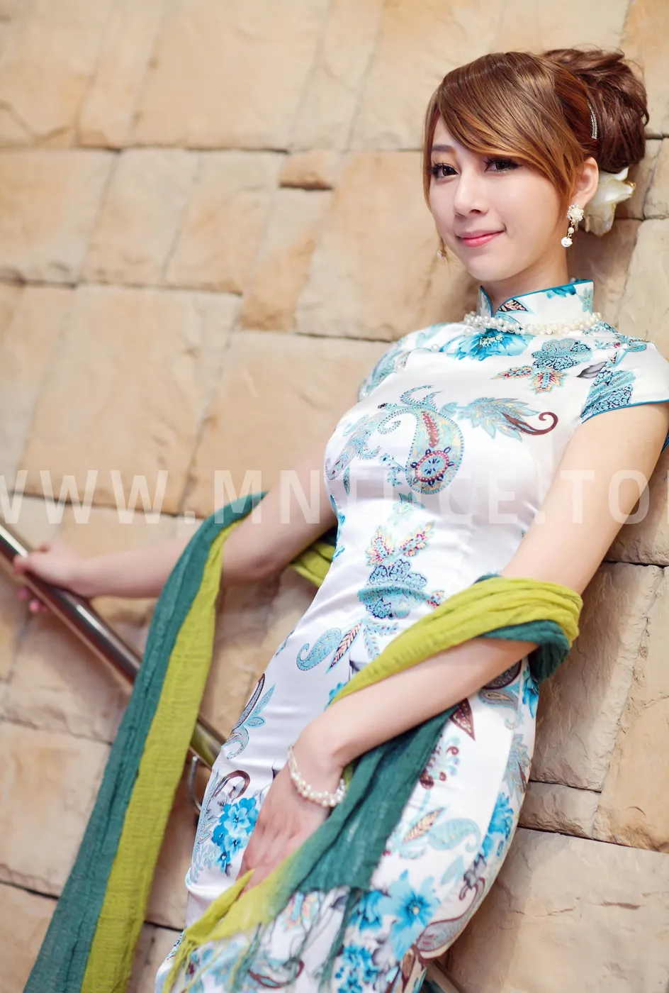 [Mzsock] NO.212 Xiaoyou short cheongsam, stockings, high heels and beautiful legs street photography#[78P]-50