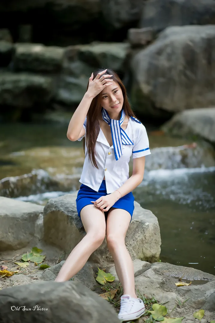 [Mzsock] NO.184 Chen Lixuan stewardess style beautiful legs street photography#[105P]-2